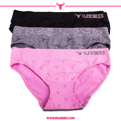 3 pack bikini panties  - SIZE L (H13164)