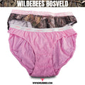 LADIES 2 PACK BIKINI PANTY PINK SEKELBOS/PINK - SIZE M