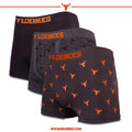 MENS 3 PACK SEAMLESS BOXER TRUNKS GREY/ BLACK - SIZE L