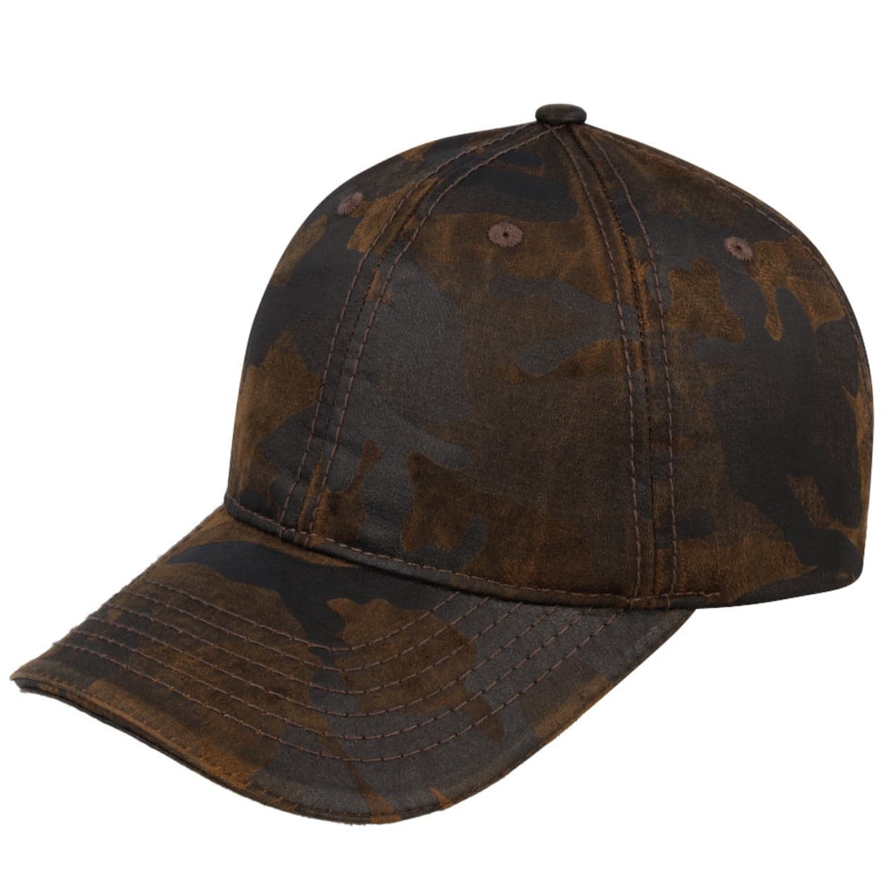 SALTY BLESBOK CAP BROWN OILSKIN (9131)