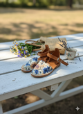 FLORAL SCULLOP LADIES VELLIES