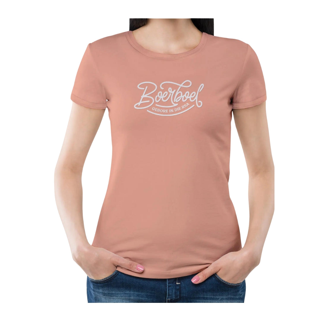 LADIES PRINTED "BOERBOEL" LIGHT PINK S