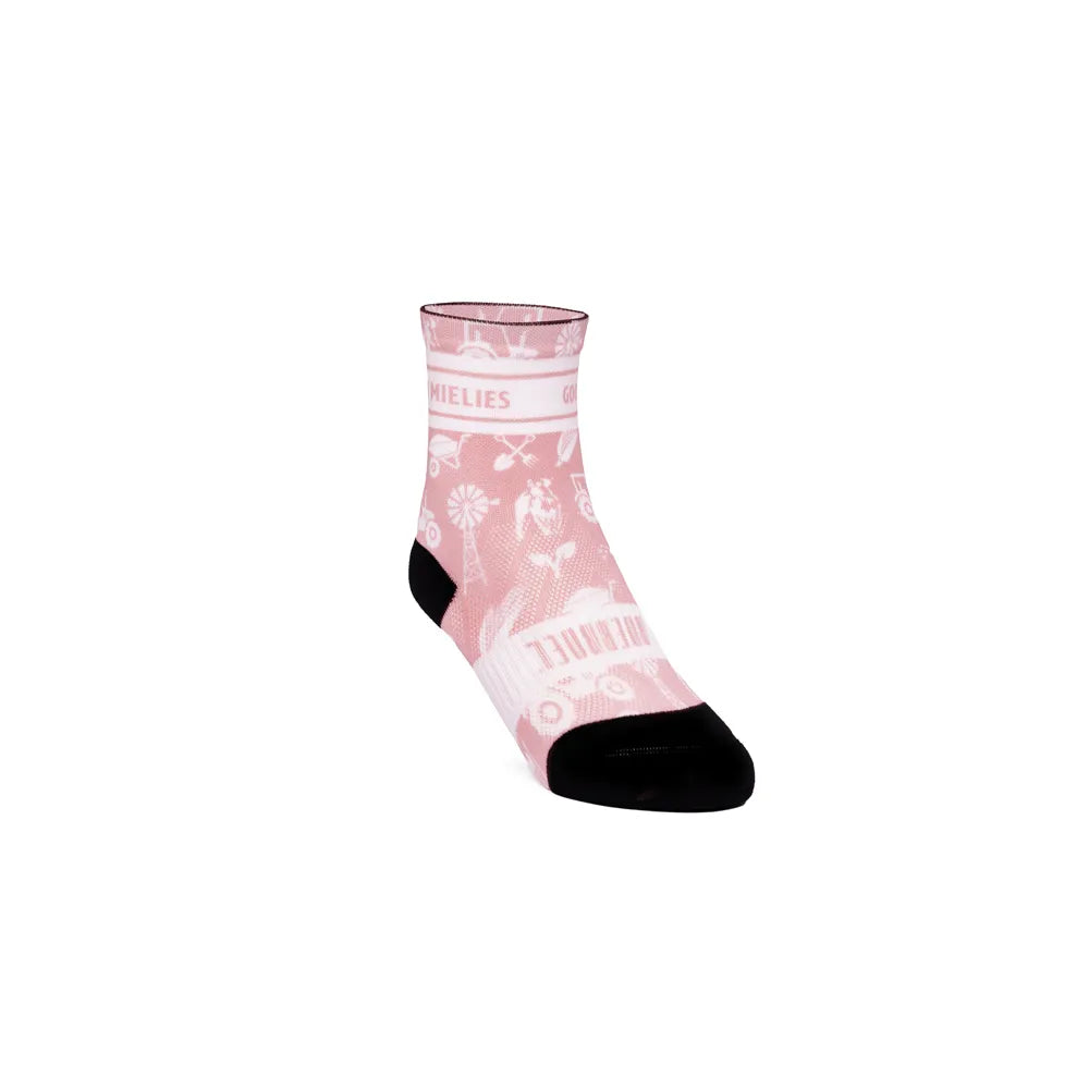 kids Long outdoor sock pink "Mielies"