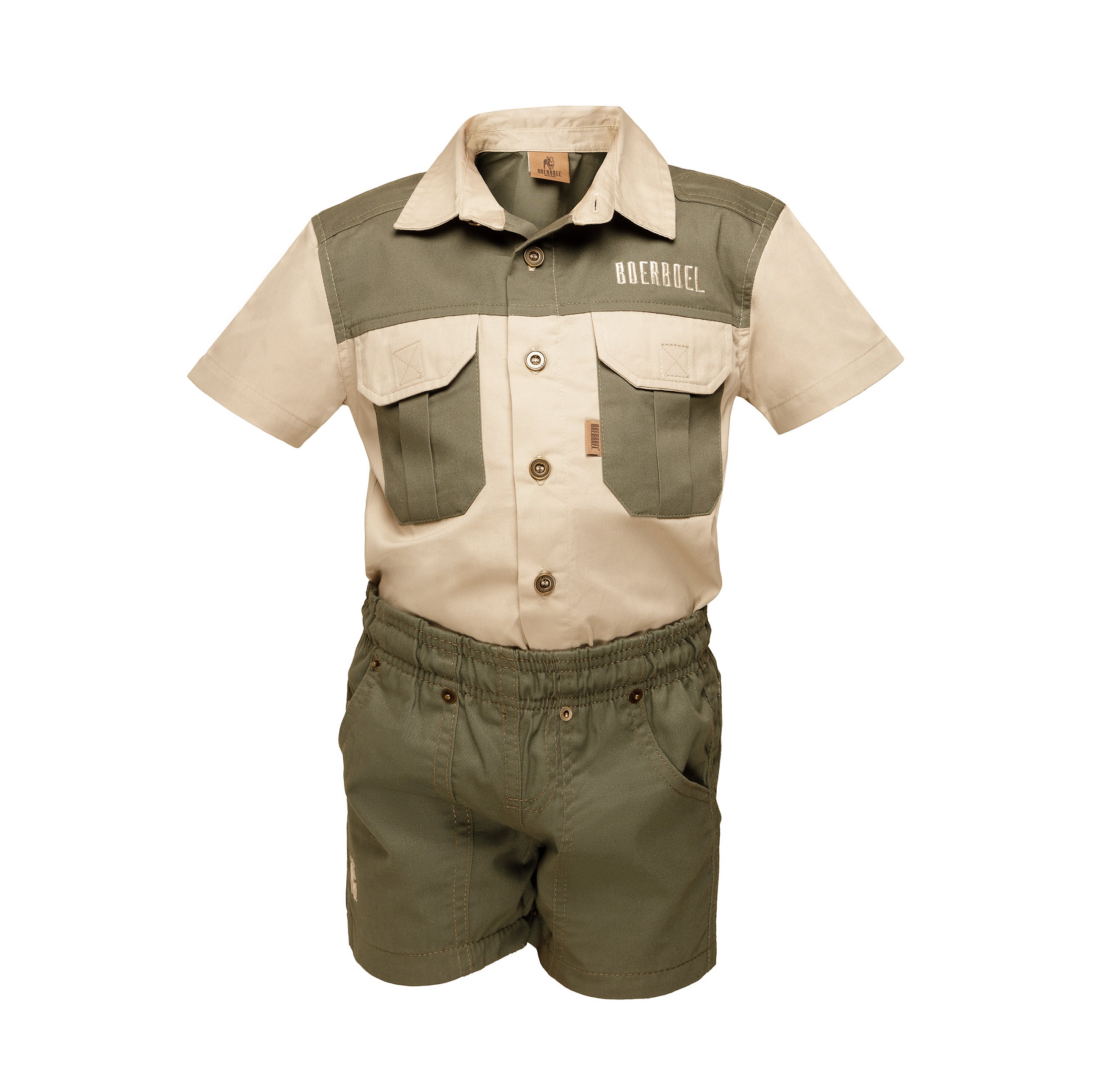 KIDS SETS OLIVE & STONE 9/10