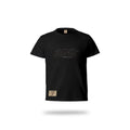 KIDS T-SHIRT 3D EMBROIDERY BLACK 9-10