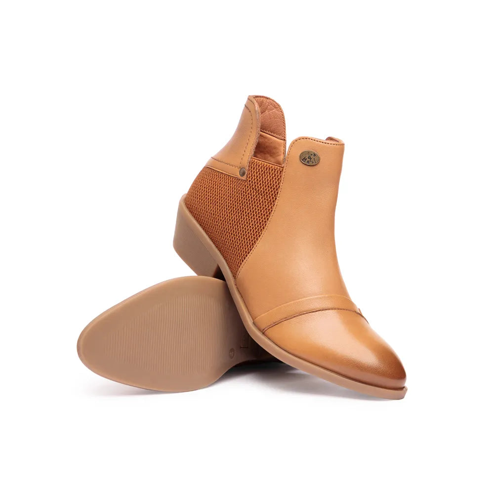 LADIES EARTH WALKER BOOTS CAMEL 5