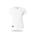 LADIES T SHIRT EMBROIDERED WHITE