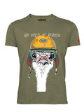 MENS OSTRICH SHIRT KHAKI- L