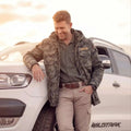 MENS KAROO PARKA JACKET MILITARY