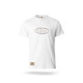 MENS T-SHIRT METALLIC PUFF PRINT WHITE "BOERBOEL"