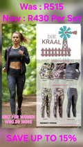 LADIES ACTIVE TIGHTS & TOP Pixelated SET - X Large (ACTIVE6)
