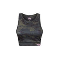 LADIES ACTIVE CROP TOP URBAN JUNGLE L (H113)