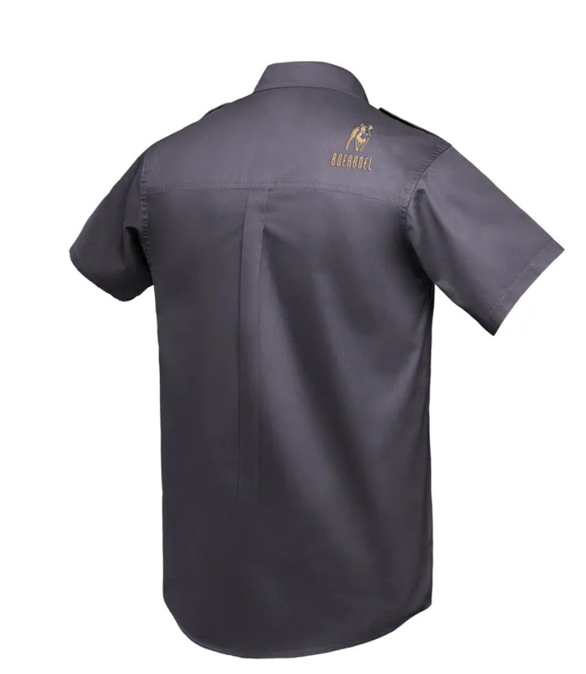 MENS KALAHARI SHIRT S/S CHARCOAL
