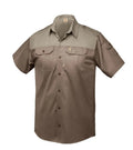 MENS KALAHARI S\S SHIRT BARK & PUTTY
