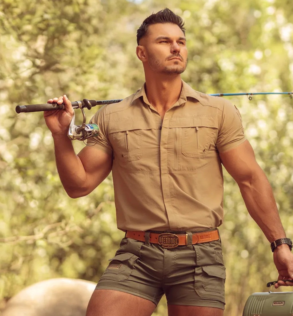 MEN'S GARIEP SHIRT S\S KHAKI
