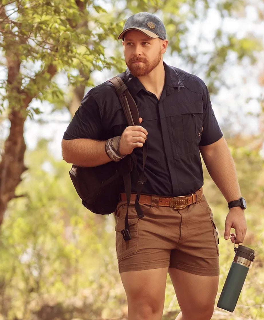 MENS ODYSSEY CARGO SHORT BROWN