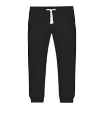 BOY'S BRUSHED FLEECE JOGGER BLACK 1/2 (H754)