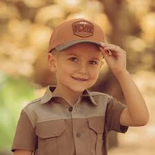 KIDS CAP BROWN WYS