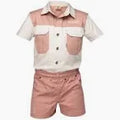 KIDS SETS BLUSH PINK & STONE 9-10
