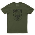 SALTY ENDLESS SUMMER T SHIRT HUNTING SAFARI OLIVE