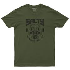 SALTY ENDLESS SUMMER T SHIRT HUNTING SAFARI OLIVE