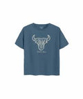 SALTY BOYS T SHIRT WILDEBEEST DUSTY BLUE 1-2