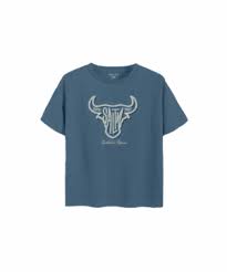 SALTY BOYS T SHIRT WILDEBEEST DUSTY BLUE 1-2