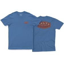 SALTY ENDLESS SUMMER TSHIRT BRAVE THE ELEMENTS BLUE