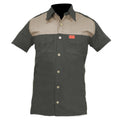 MEN'S SNIPER COL BLACK MILITARY/OLIVE SHIRT L (H644)