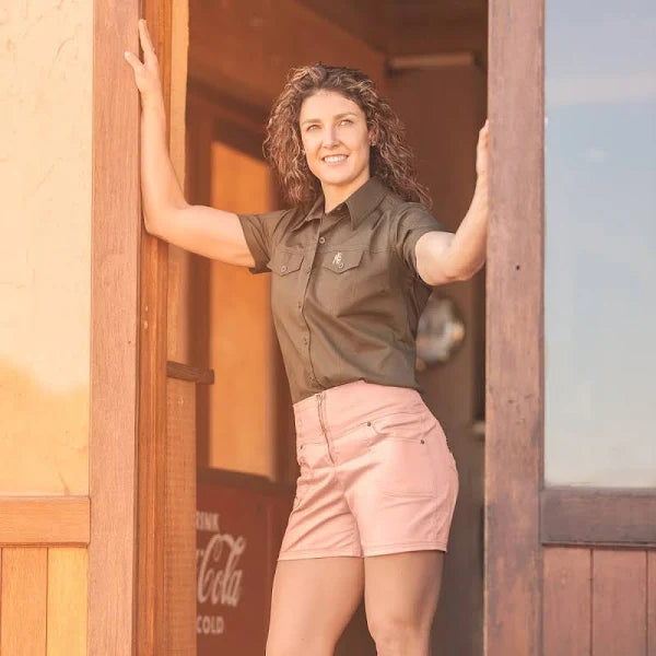 LADIES KALAHARI SHORTS BLUSH PINK 36 (OLD STYLE)