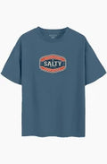 SALTY T SHIRT SALTY BUCKLE DUSTY BLUE