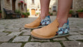 SKAPIE TAN SCULLOP WOMANS VELLIE (1503)